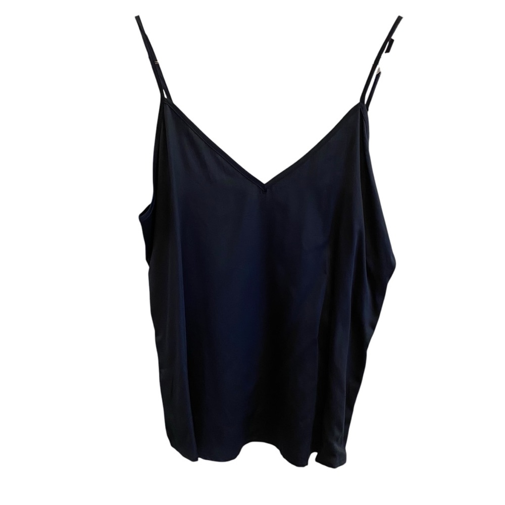 Ettitude Women’s Navy “Ocean” Camisole in Sateen Bamboo  Sz S